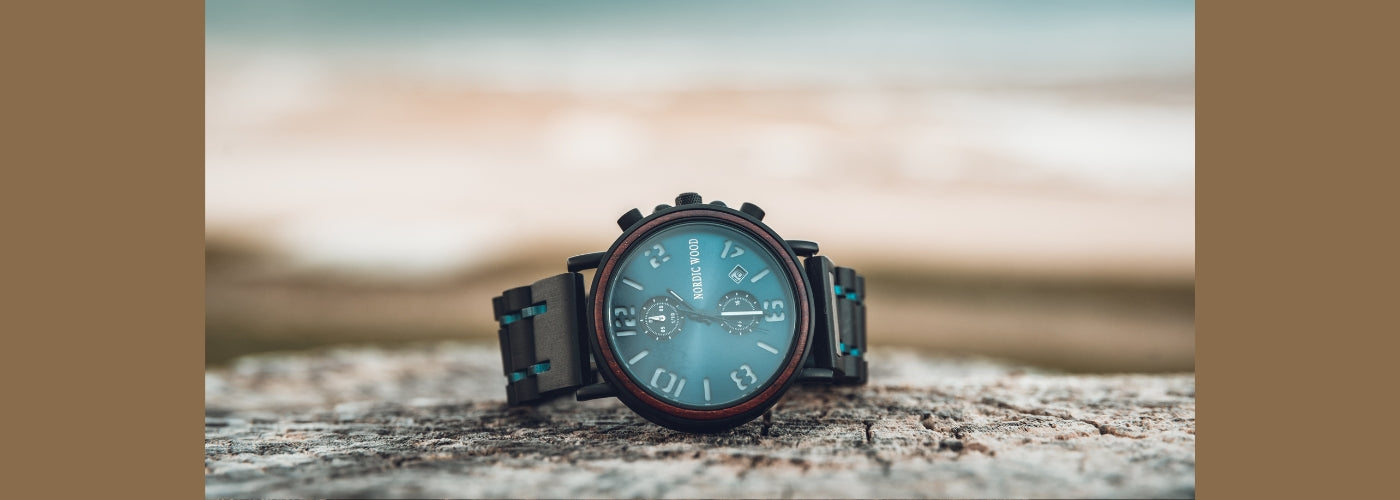 montre de prestige en bois