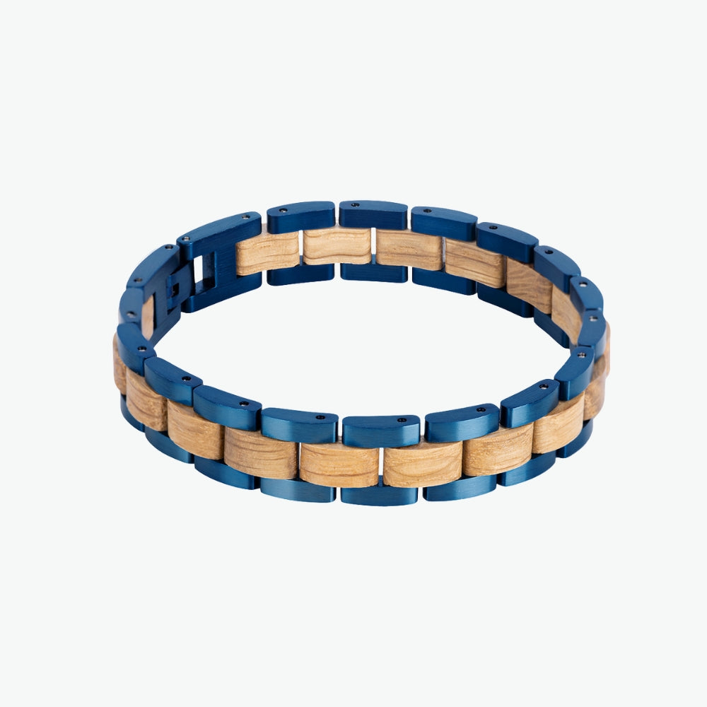 bracelet bois bleu