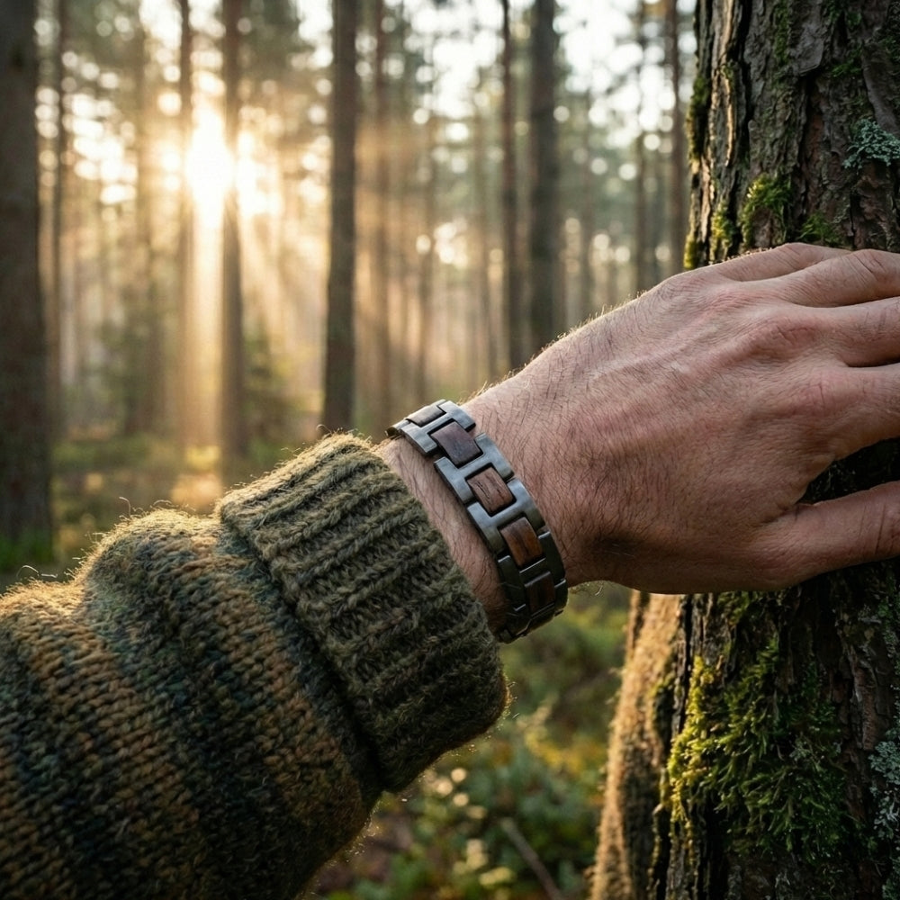 bracelet-homme-nature-en-bois-et-acier