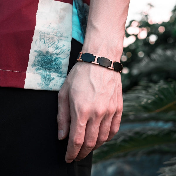 bracelet-pour-homme-bois-noir