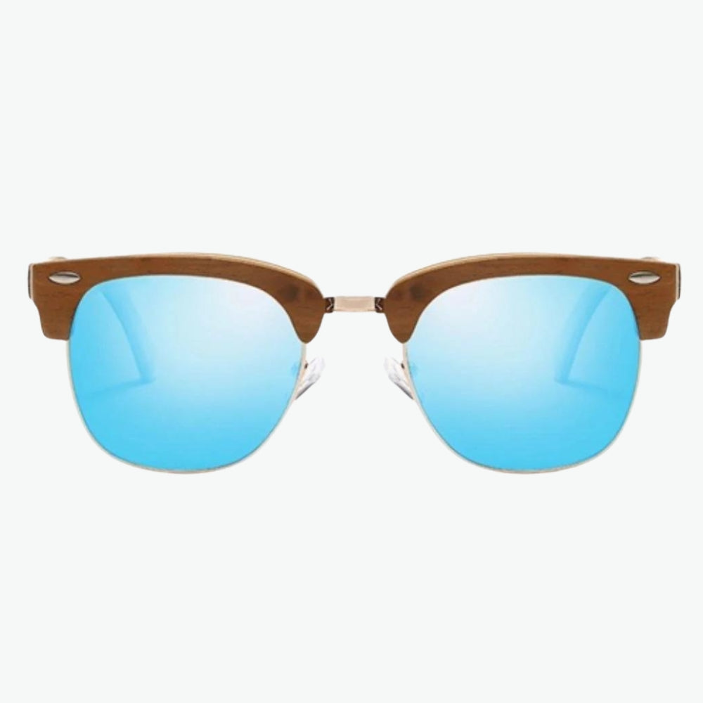 lunettes-clubmaster-bois-bleu
