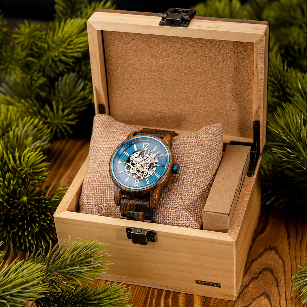 montre-bois-bleu-automatique