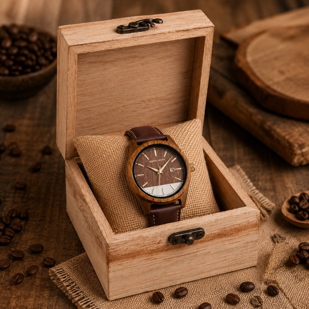 montre-bois-cuir-coffret-cadeau