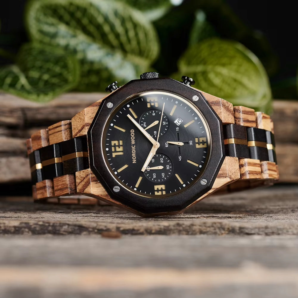 montre-pour-homme-cadran-noir-en-bois