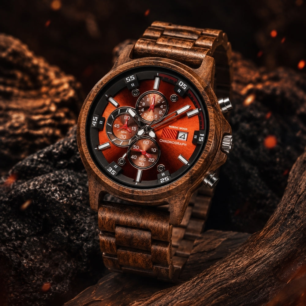 montre-rouge-en-bois-noyer