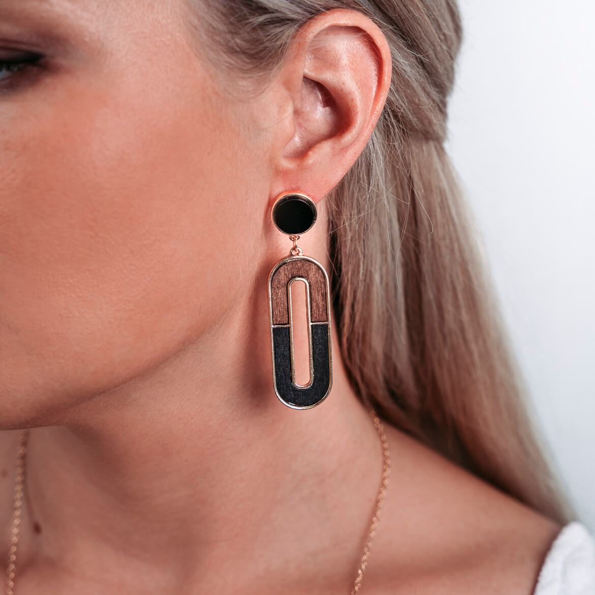 Boucles D'oreilles en Bois - Explore