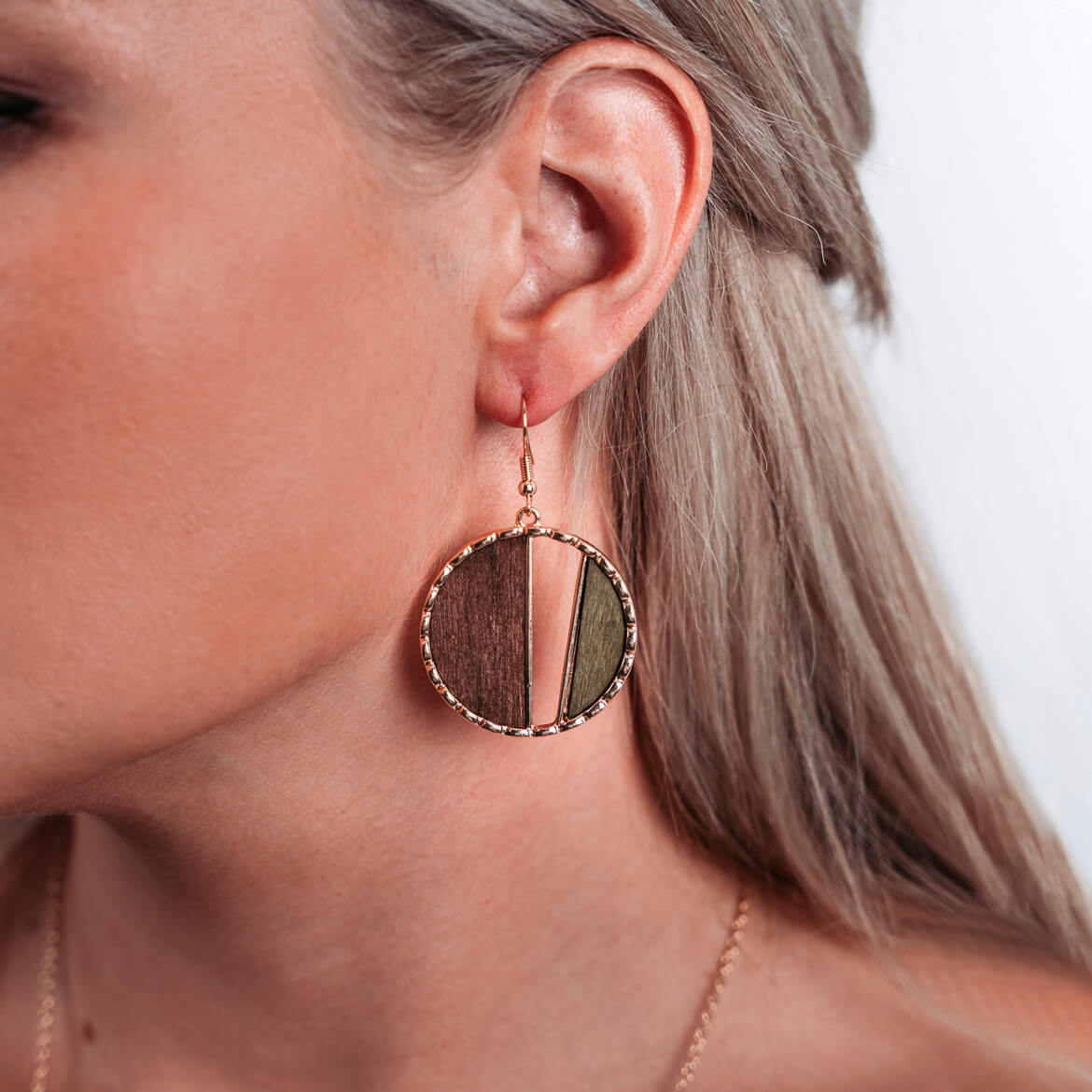 Boucles D'oreilles en Bois - Glory