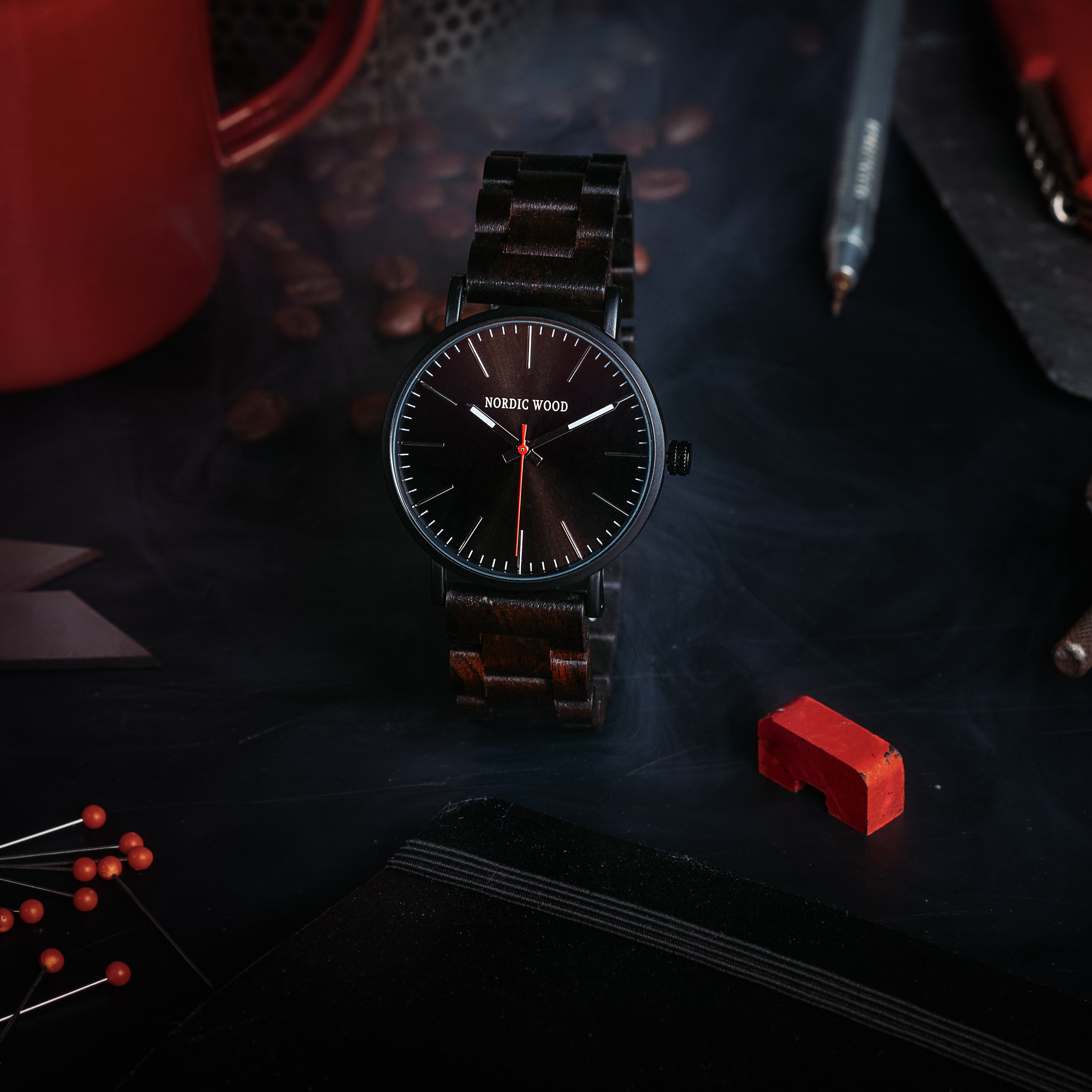 Montre en Bois Homme - Aubépine