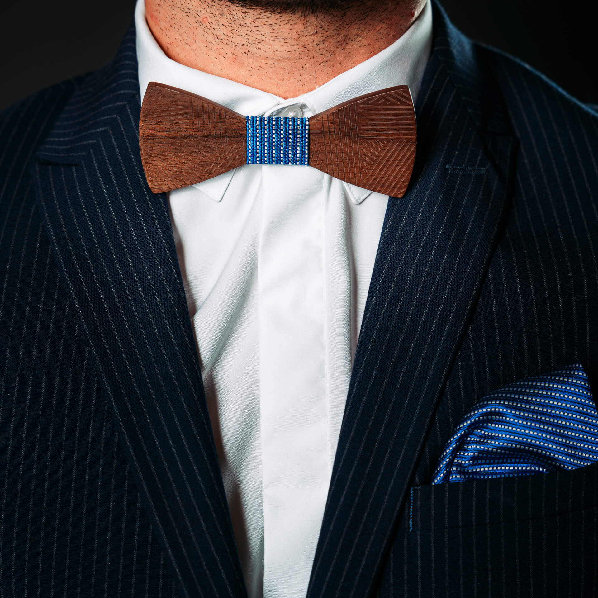 Coffret Noeud Papillon - Hêtre Clair