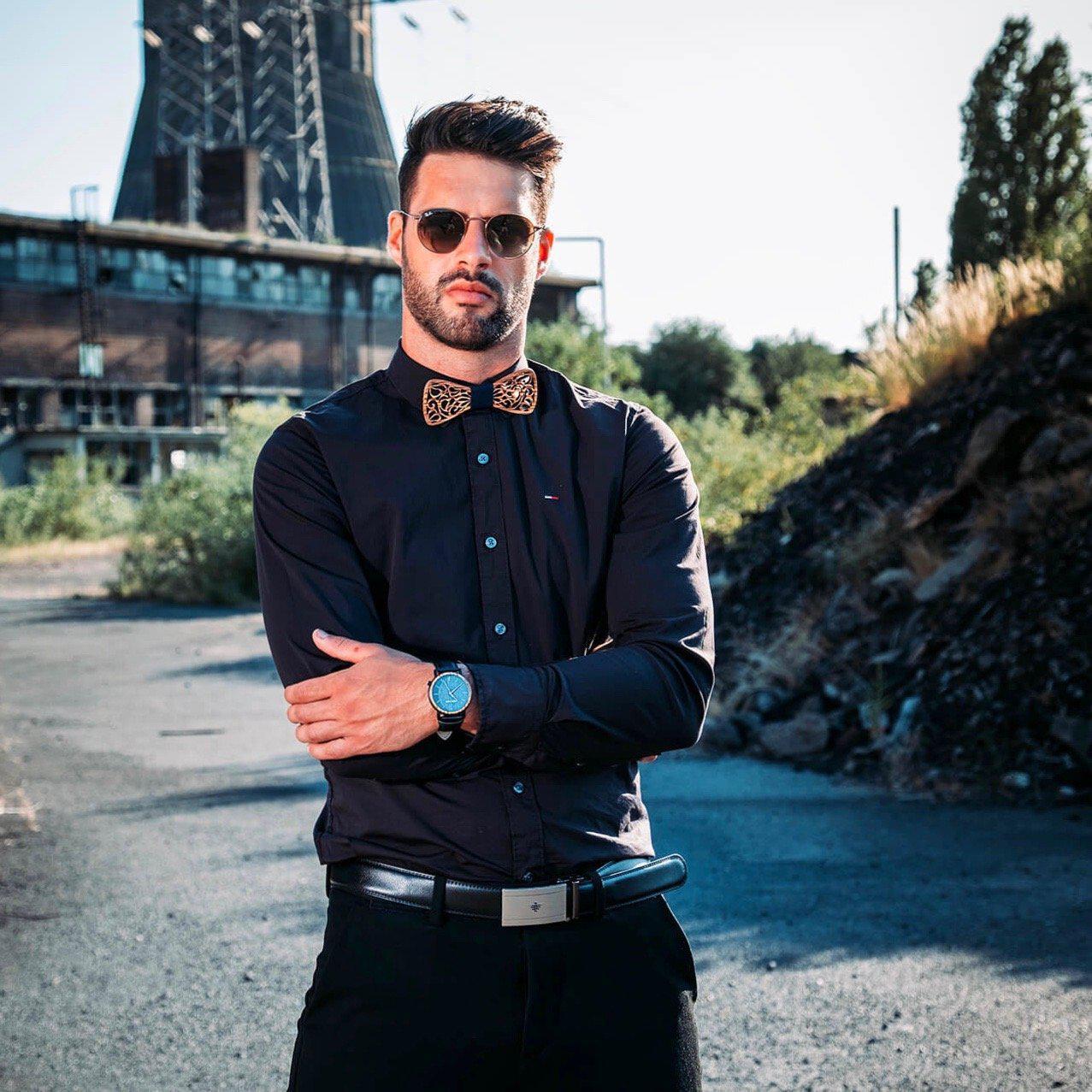 Noeud Papillon en Bois - Kauri Bleu