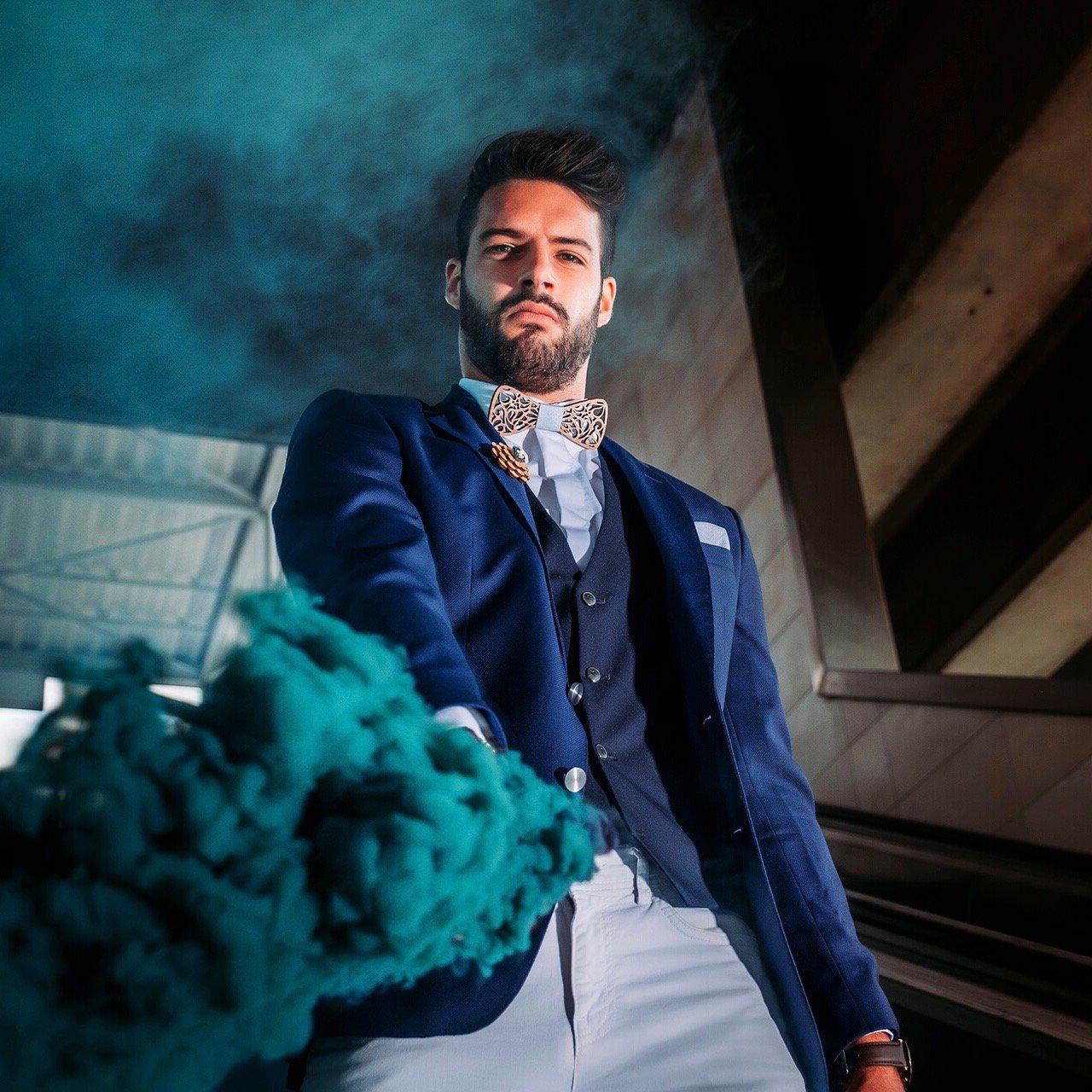 Coffret Noeud Papillon - Pin Gris