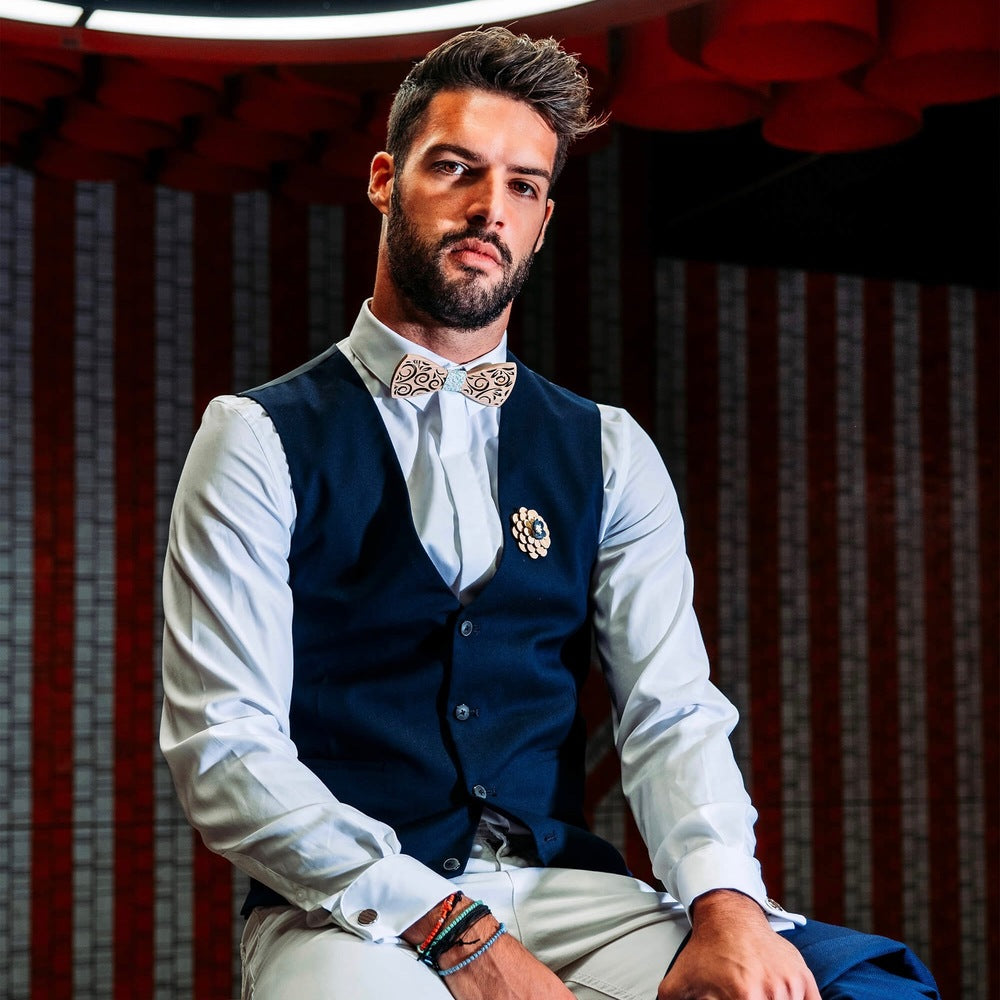 Coffret Noeud Papillon - Erable Fleuri