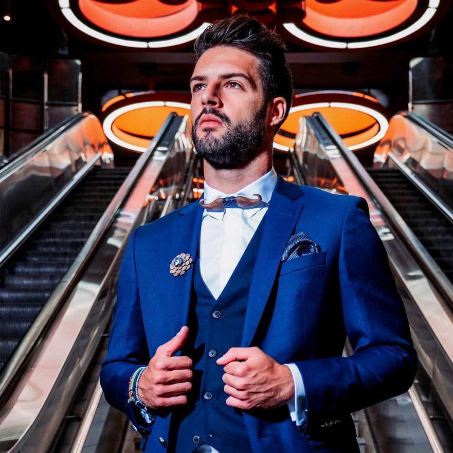 Coffret Noeud Papillon - Chêne Foncé