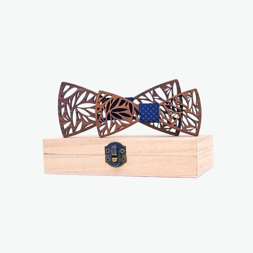 noeud papillon pere fils bleu