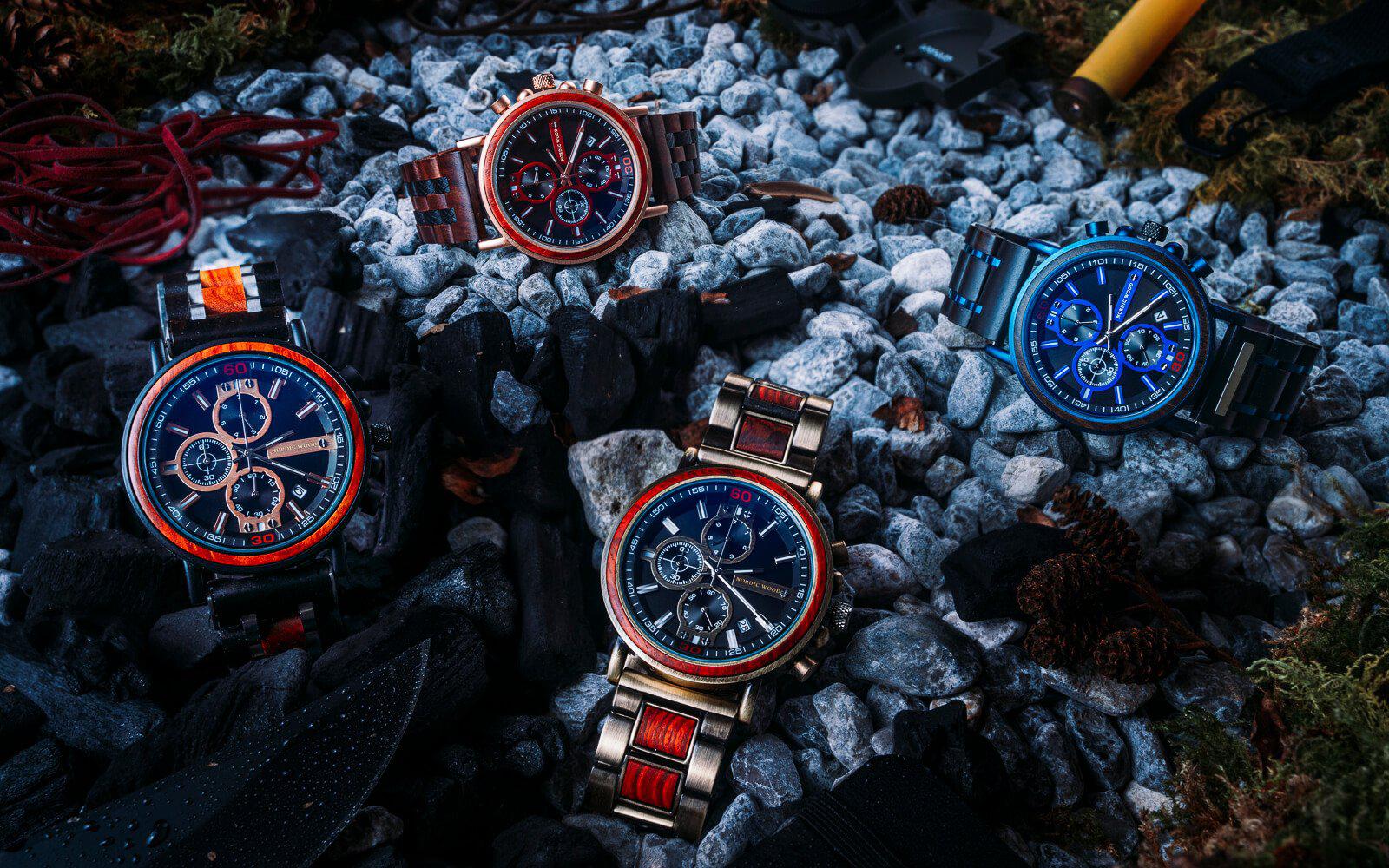 Collection montres wild nordic wood