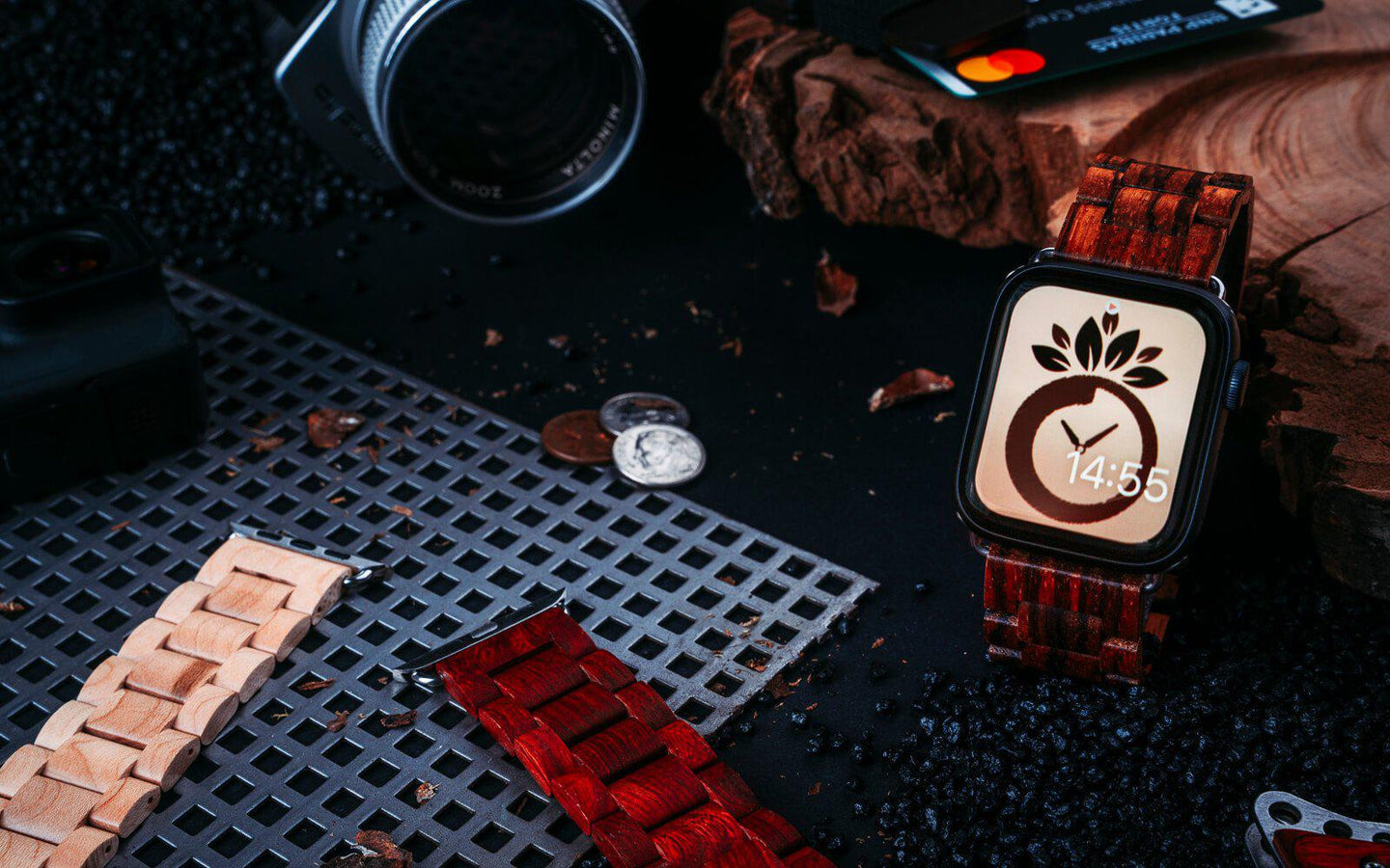 Bracelet pour Apple Watch en Bois