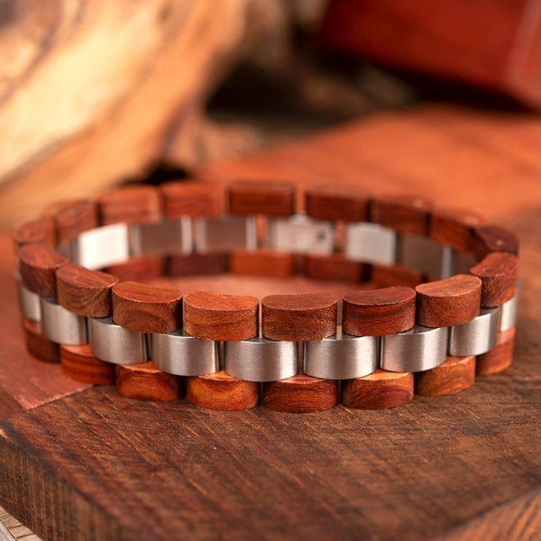 bracelet bois rouge