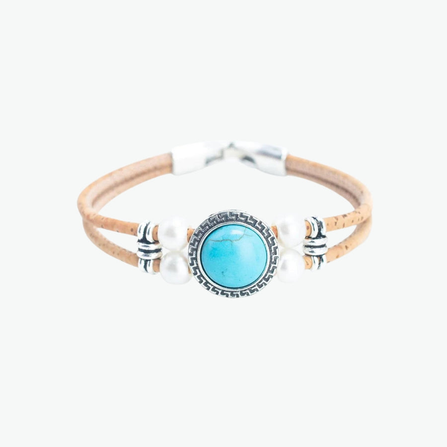 bracelet écologique bleu femme