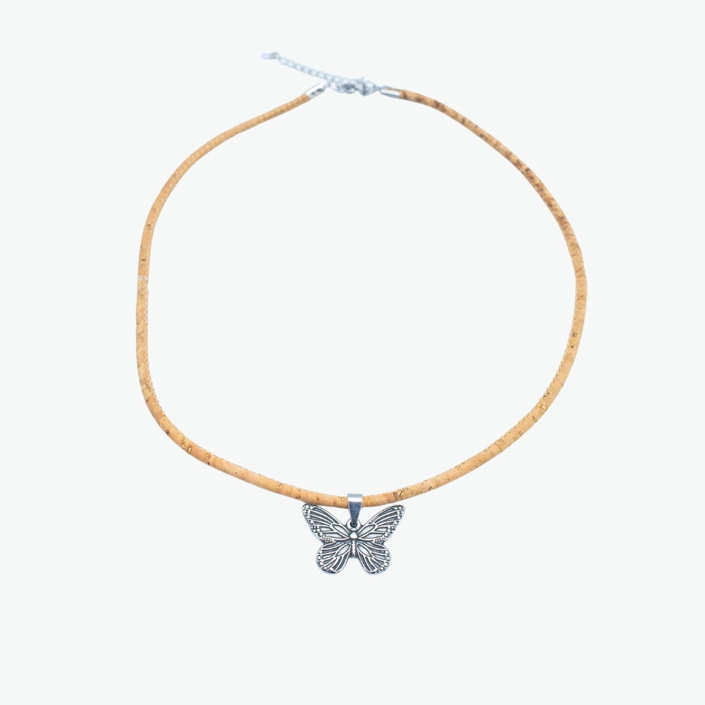 collier papillon ecologique femme