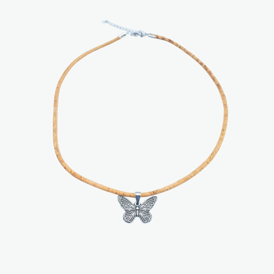  collier papillon ecologique femme