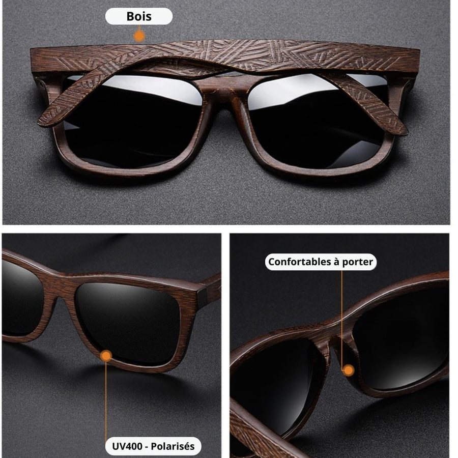 Lunettes de Soleil en Bois - Classic Ocean