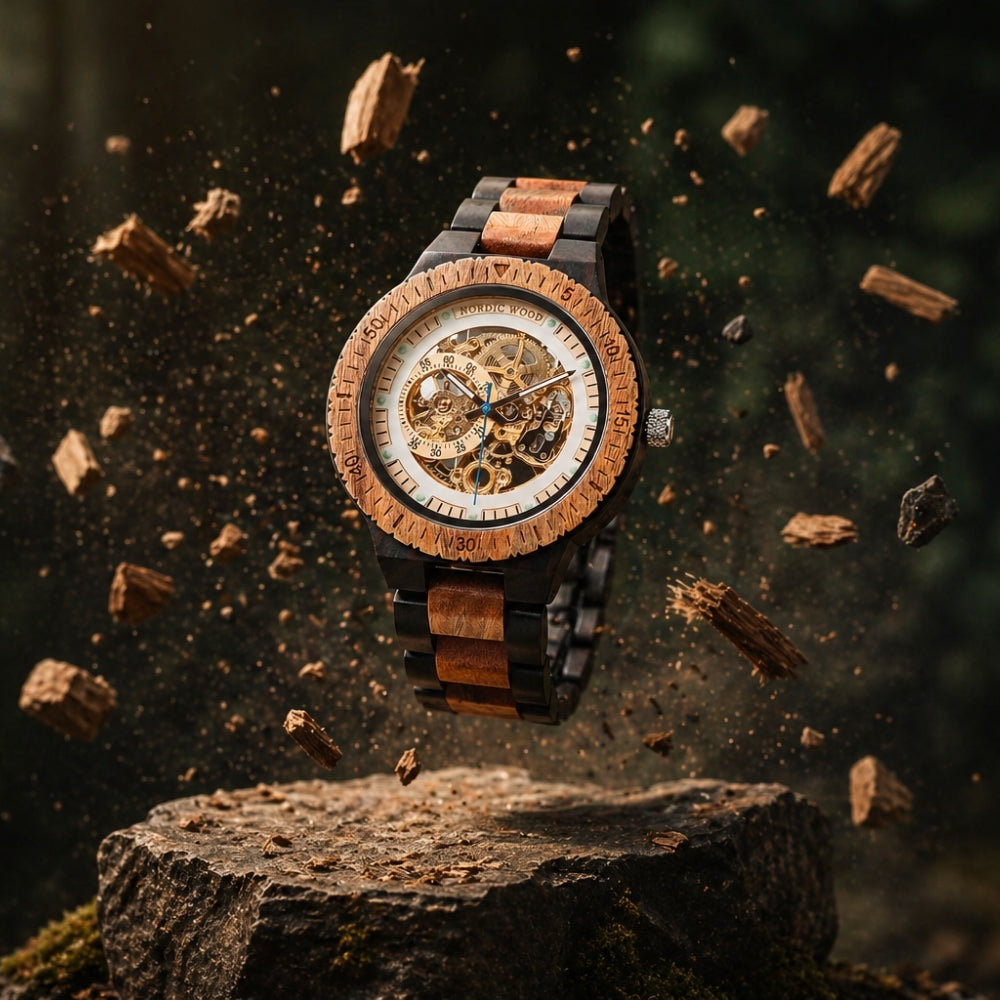 montre-bois-automatique-erable-ebene