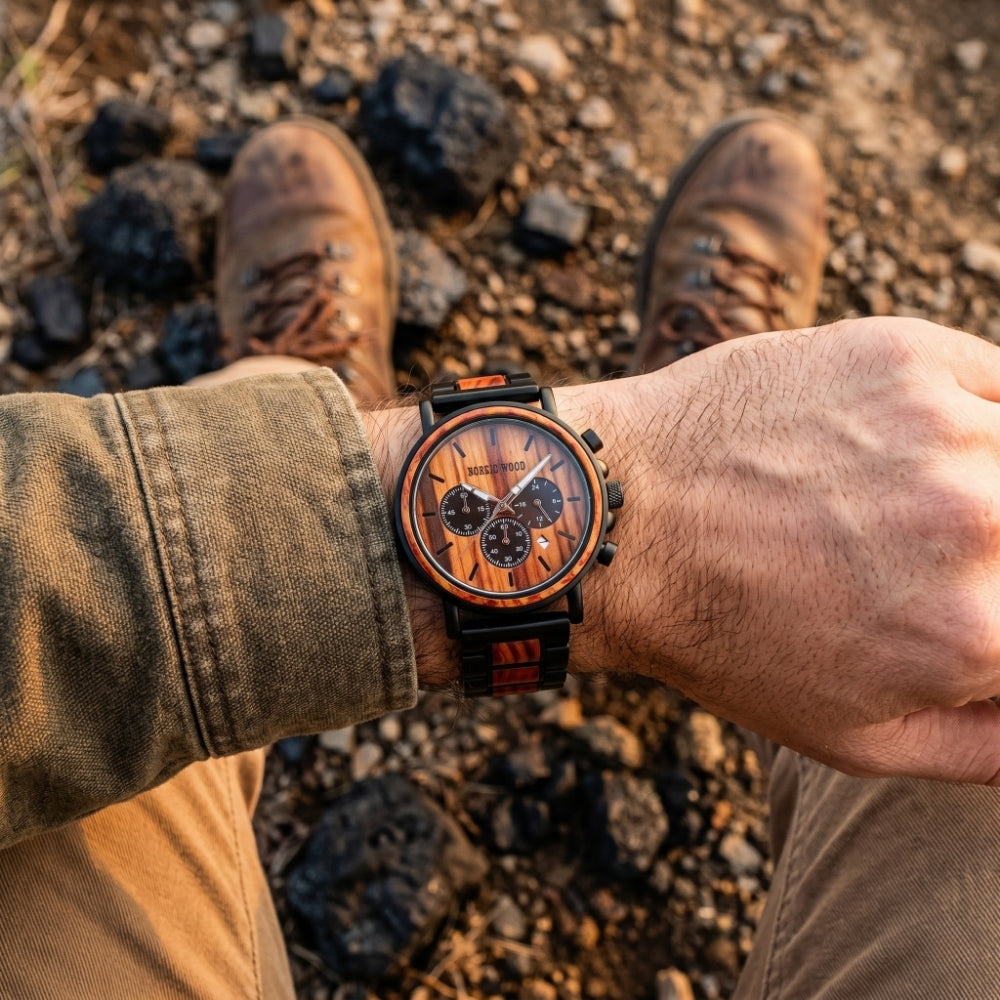 montre-poignet-rouge
