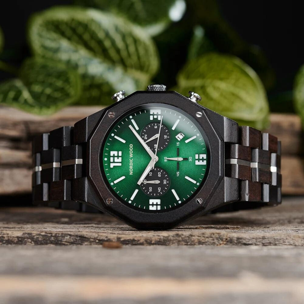 montre-pour-homme-bois-vert