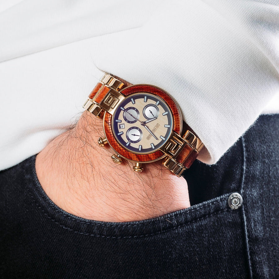 Montre en Bois Homme - Gold O.A.K