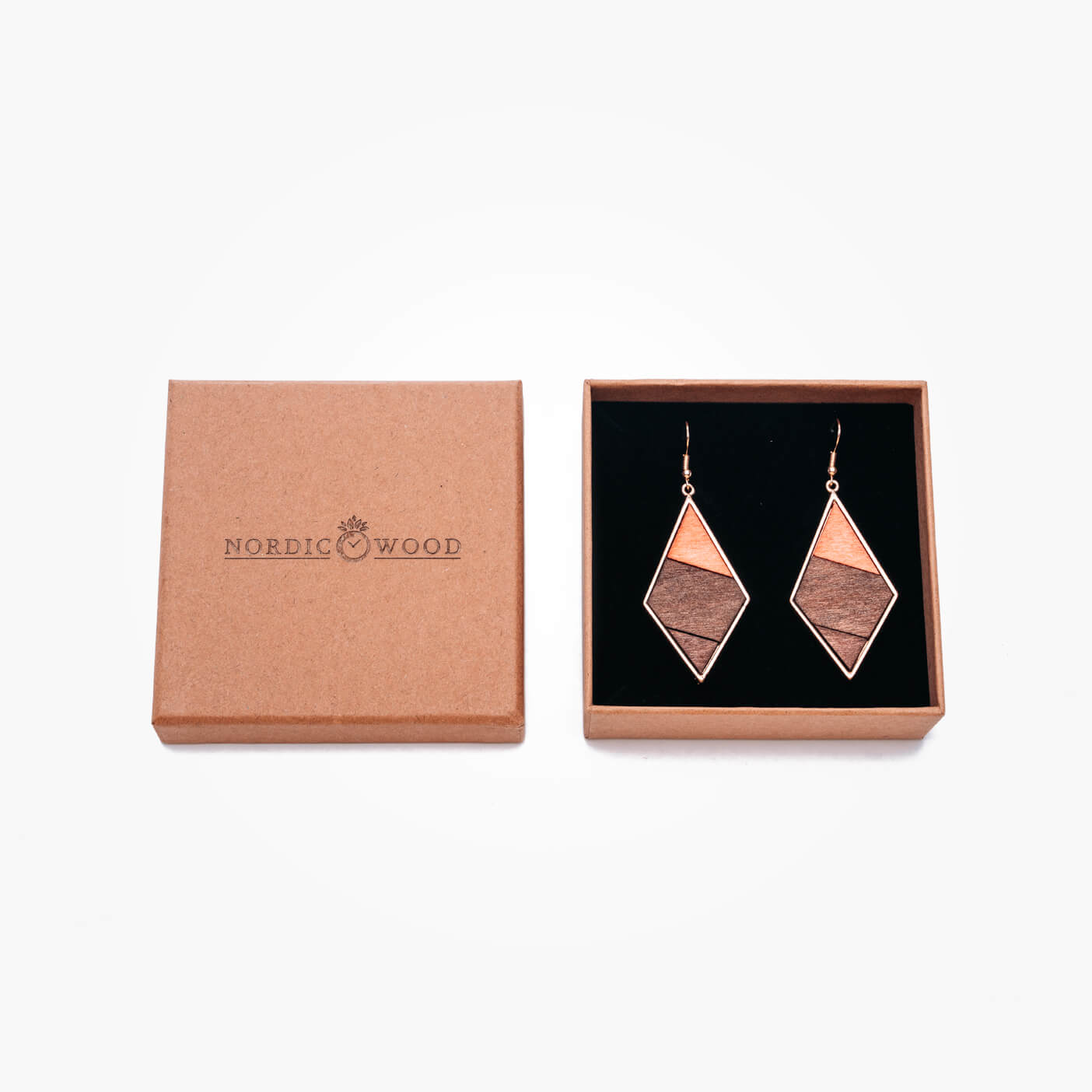 Boucles D'oreilles en Bois - Euphoria