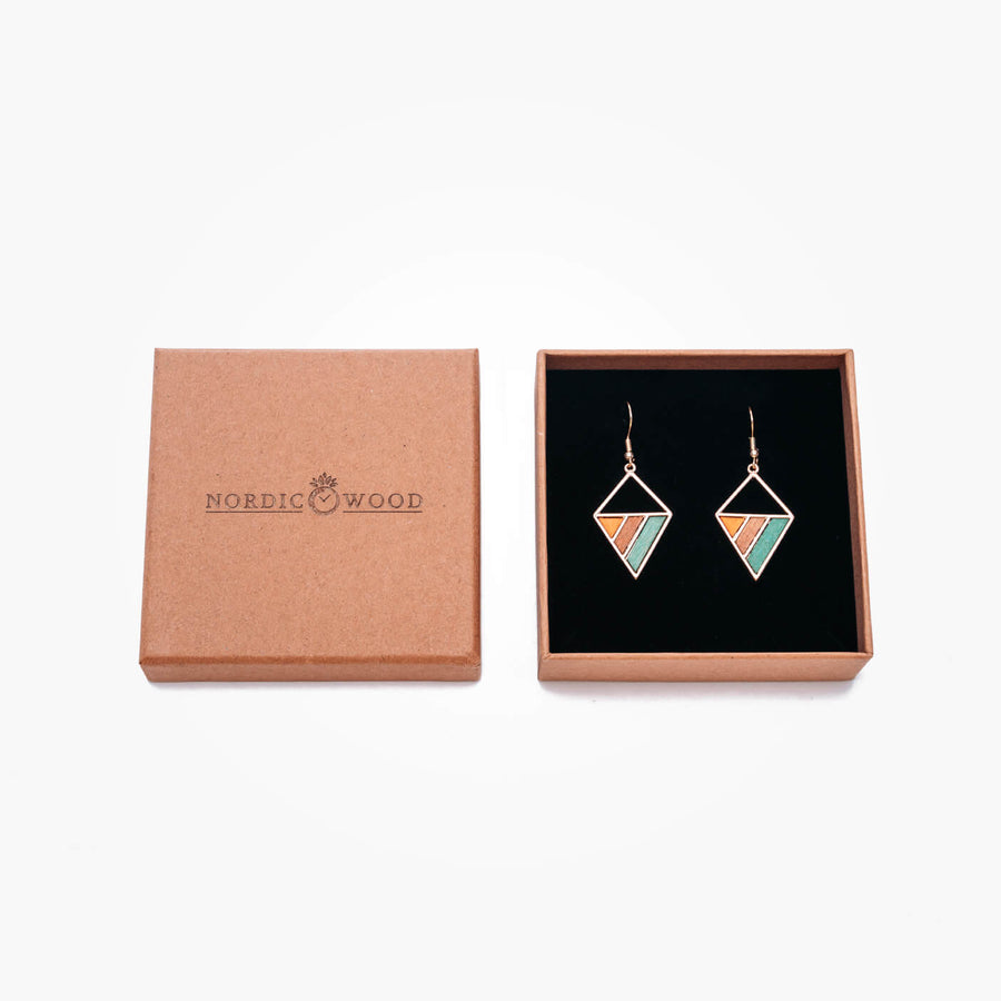 Boucles D'oreilles en Bois - Crush