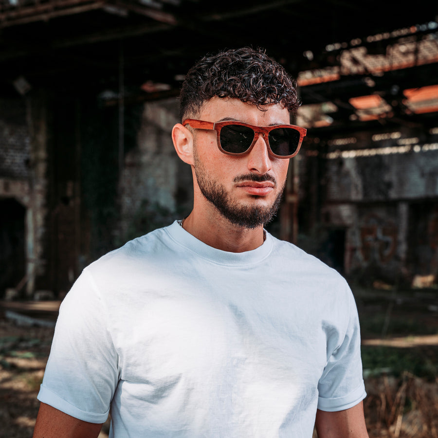 Lunettes de Soleil en Bois - Wayfarer Dark