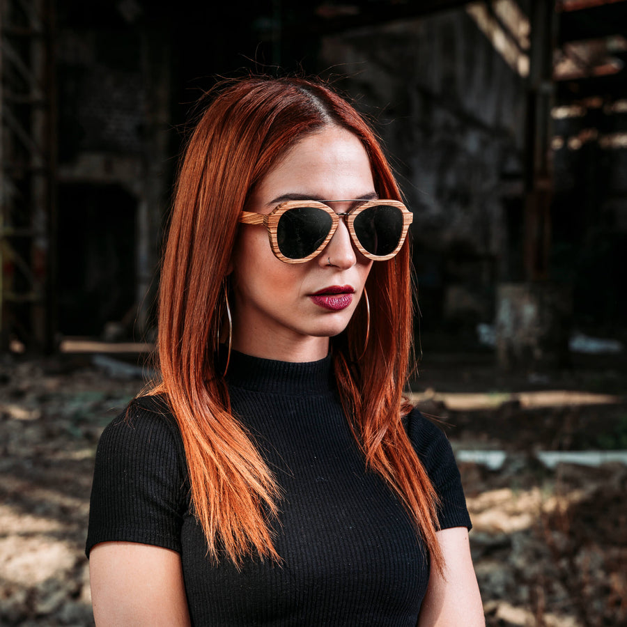 Lunettes de Soleil en Bois - Original Grey