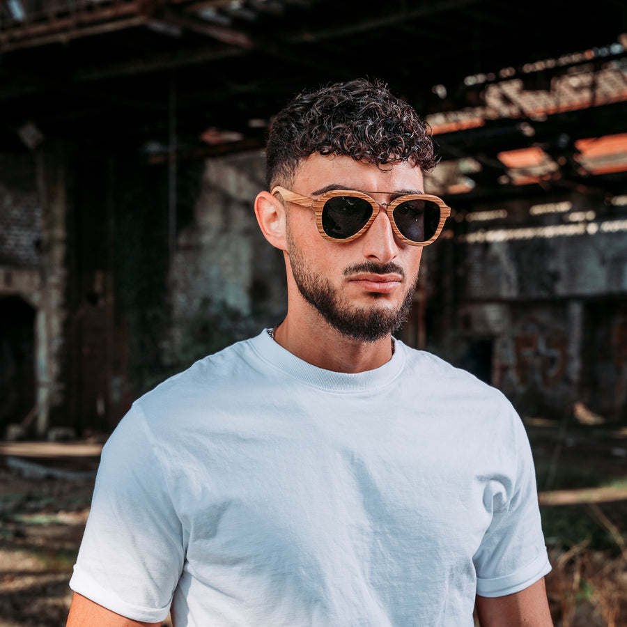 Lunettes de Soleil en Bois - Original Grey