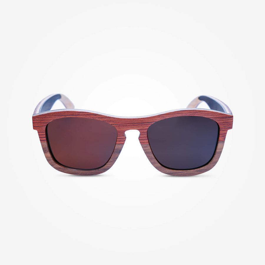 Lunettes de Soleil en Bois - Wayfarer Coffee