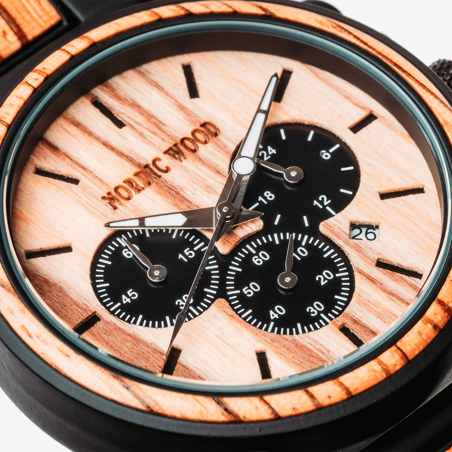 Montres en bois et nœuds papillons originaux signés Nordic Wood