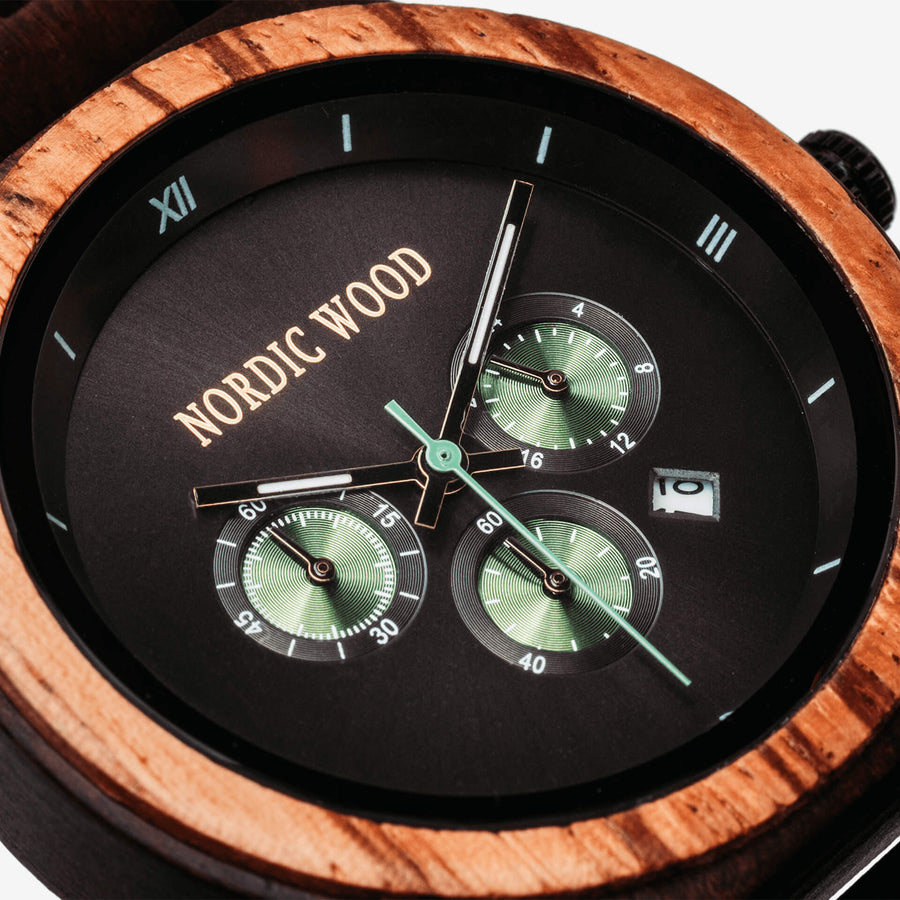 Montre en Bois Femme - Mimosa Noire
