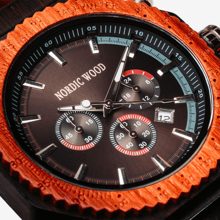 Montre en Bois Homme - Ebéniste