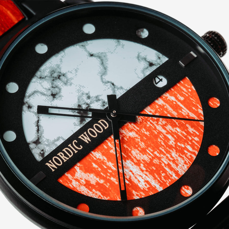 Montre en Bois Homme - Hibiscus
