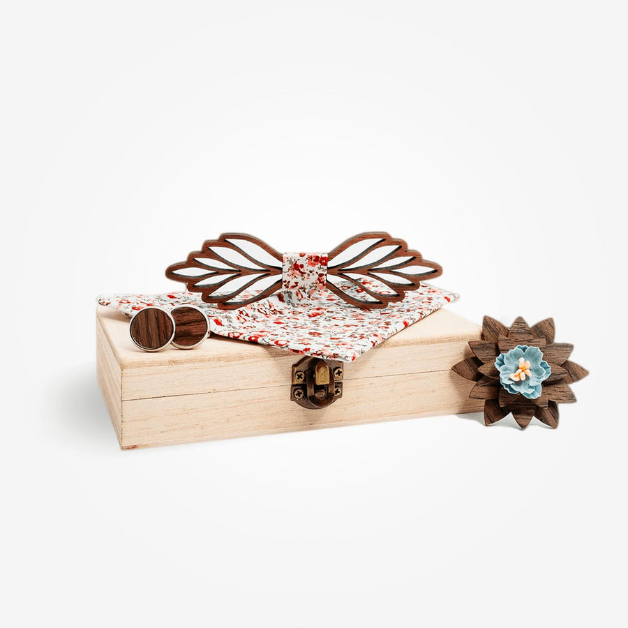 Coffret Noeud Papillon - Mirabellier Fleuri