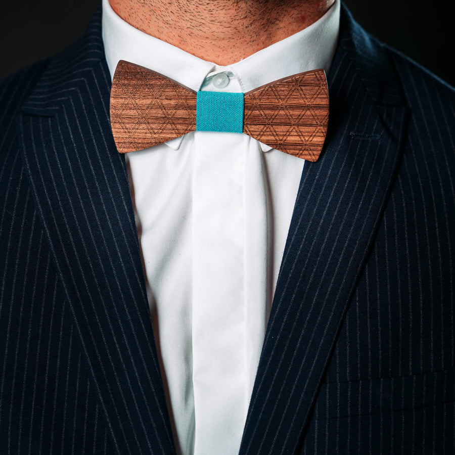 Noeud Papillon en Bois - Figuier Bleu
