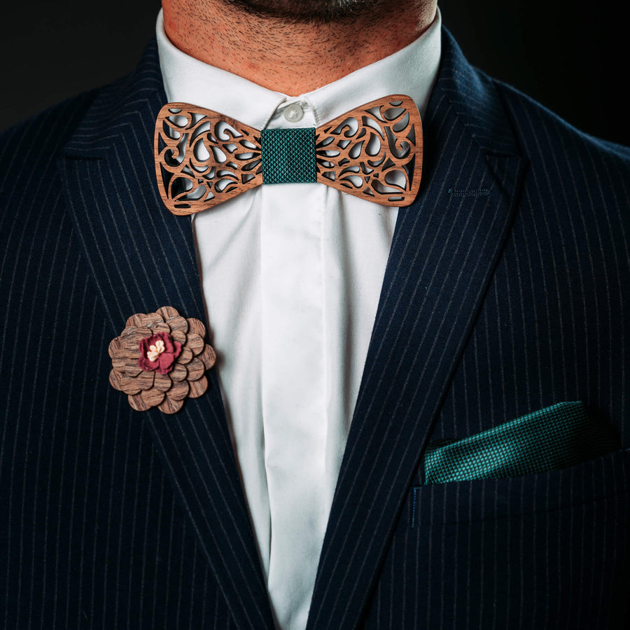 Coffret Noeud Papillon - Pin Vert