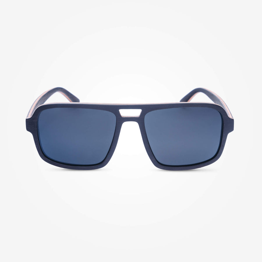Lunettes de Soleil en Bois - Nomad Black