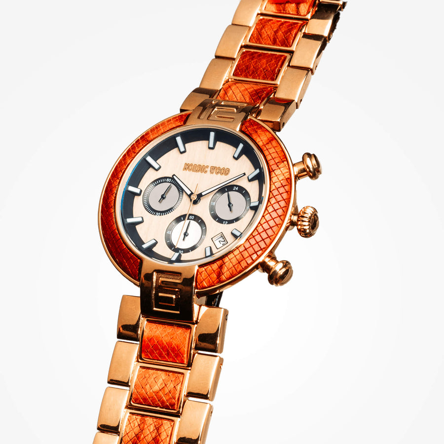 Montre en Bois Homme - Gold O.A.K