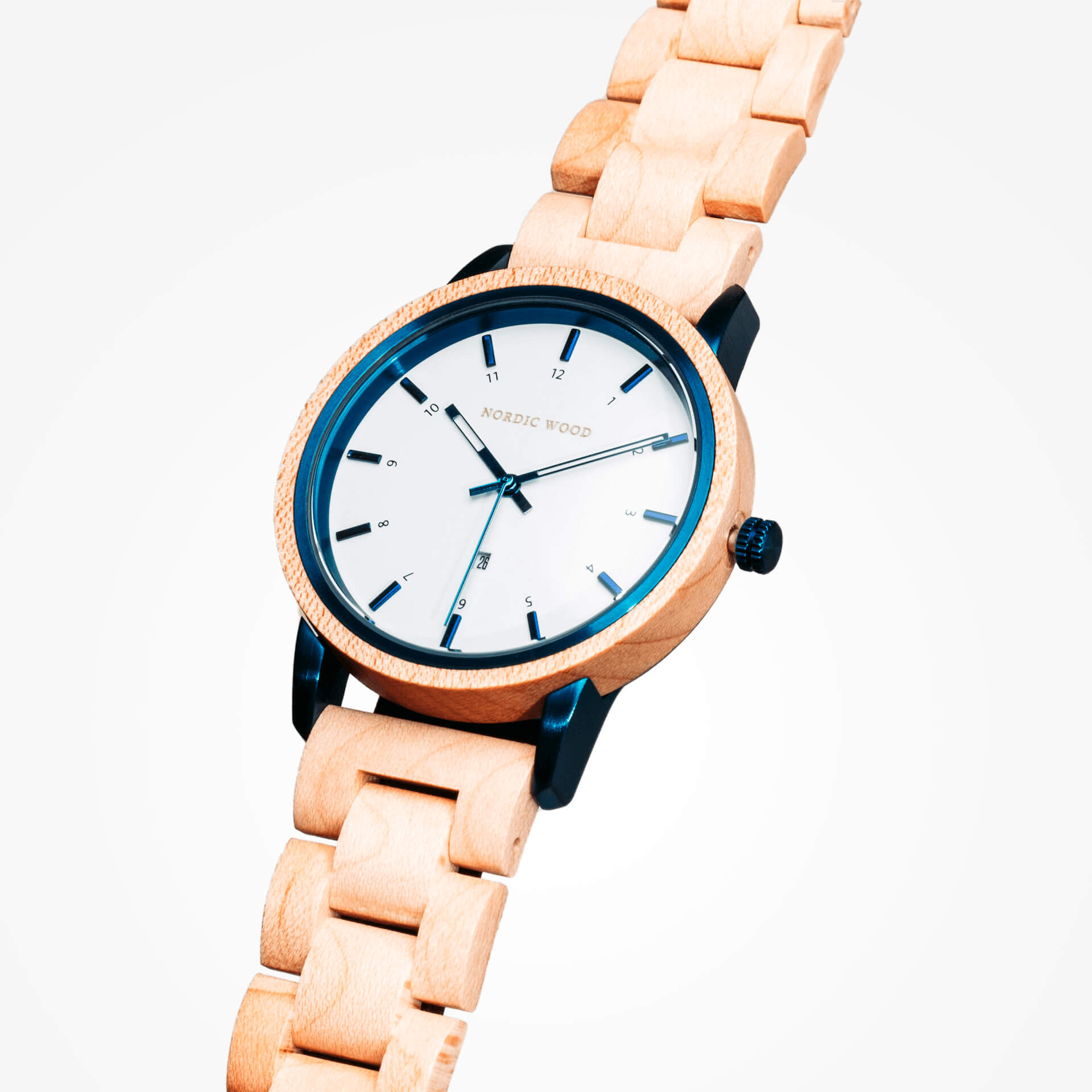 Montre en Bois Homme - White Wood