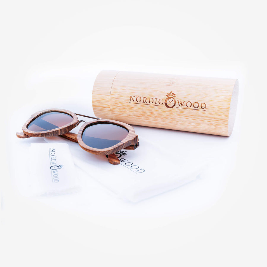 Lunettes de Soleil en Bois - Original Coffee