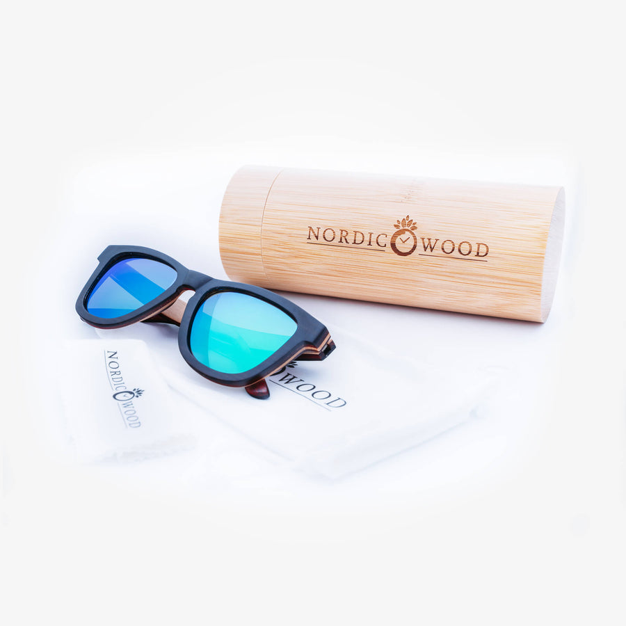 Lunettes de Soleil en Bois - Classic Green