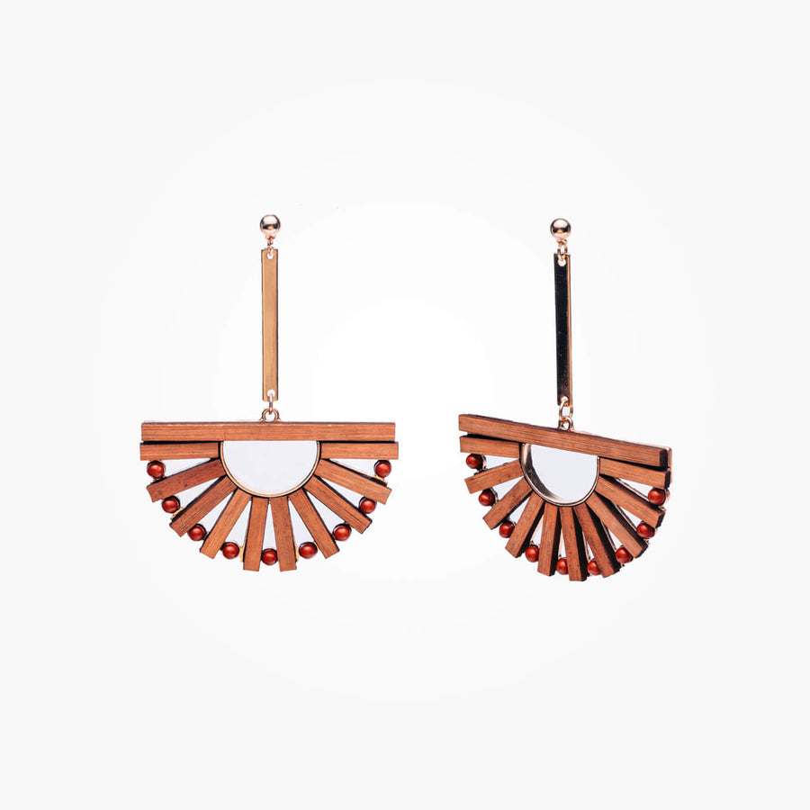 Boucles D'oreilles en Bois - Celest