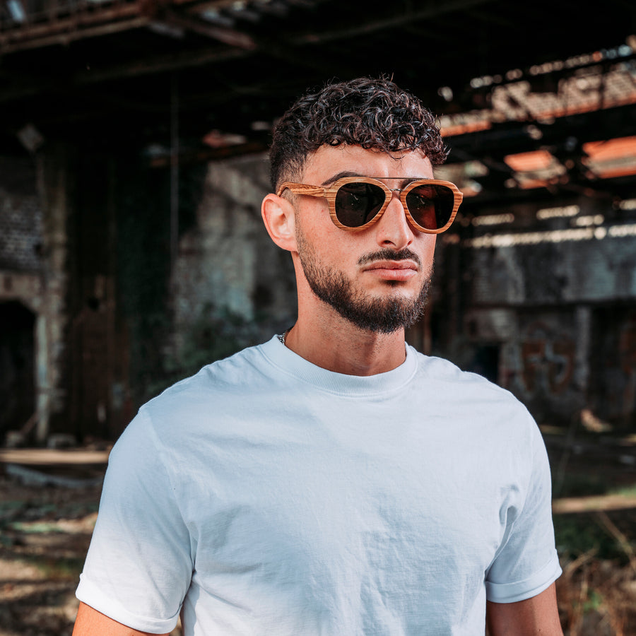 Lunettes de Soleil en Bois - Original Coffee