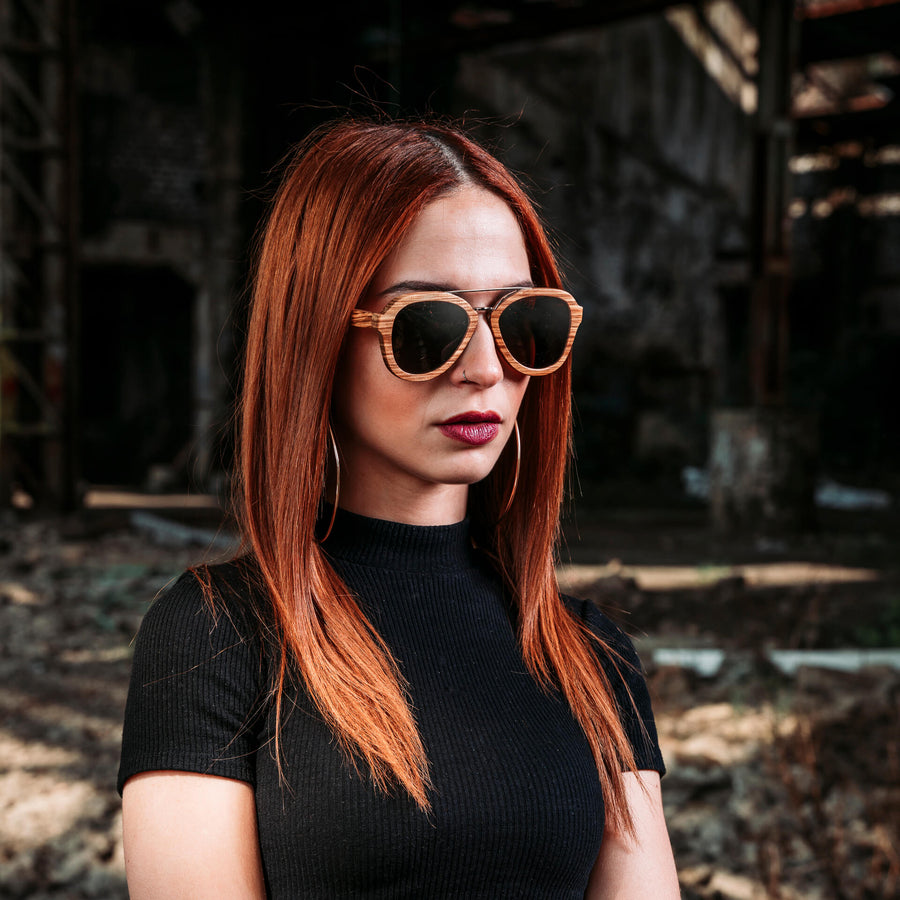 Lunettes de Soleil en Bois - Original Coffee